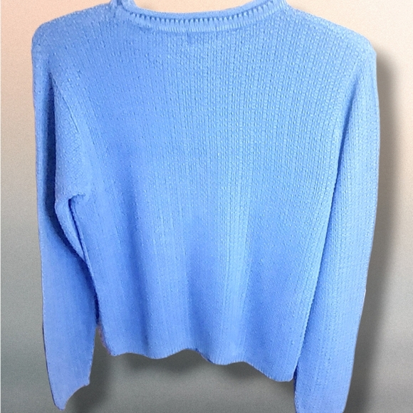 Classic Elements | Women's Vintage Light Blue Sweater | Size Medium | Blouse |​ - Picture 4 of 5